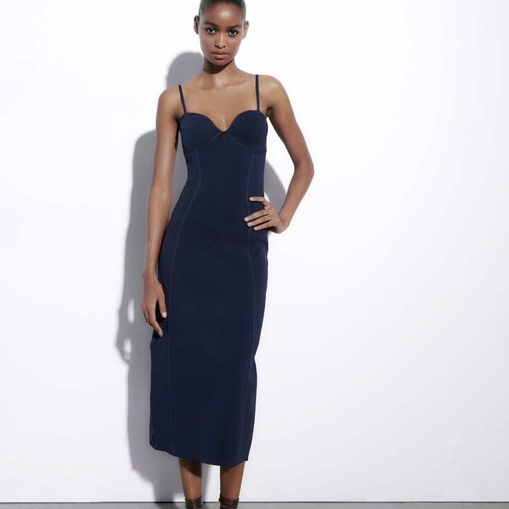 Zara limited edition celeb style midi dress